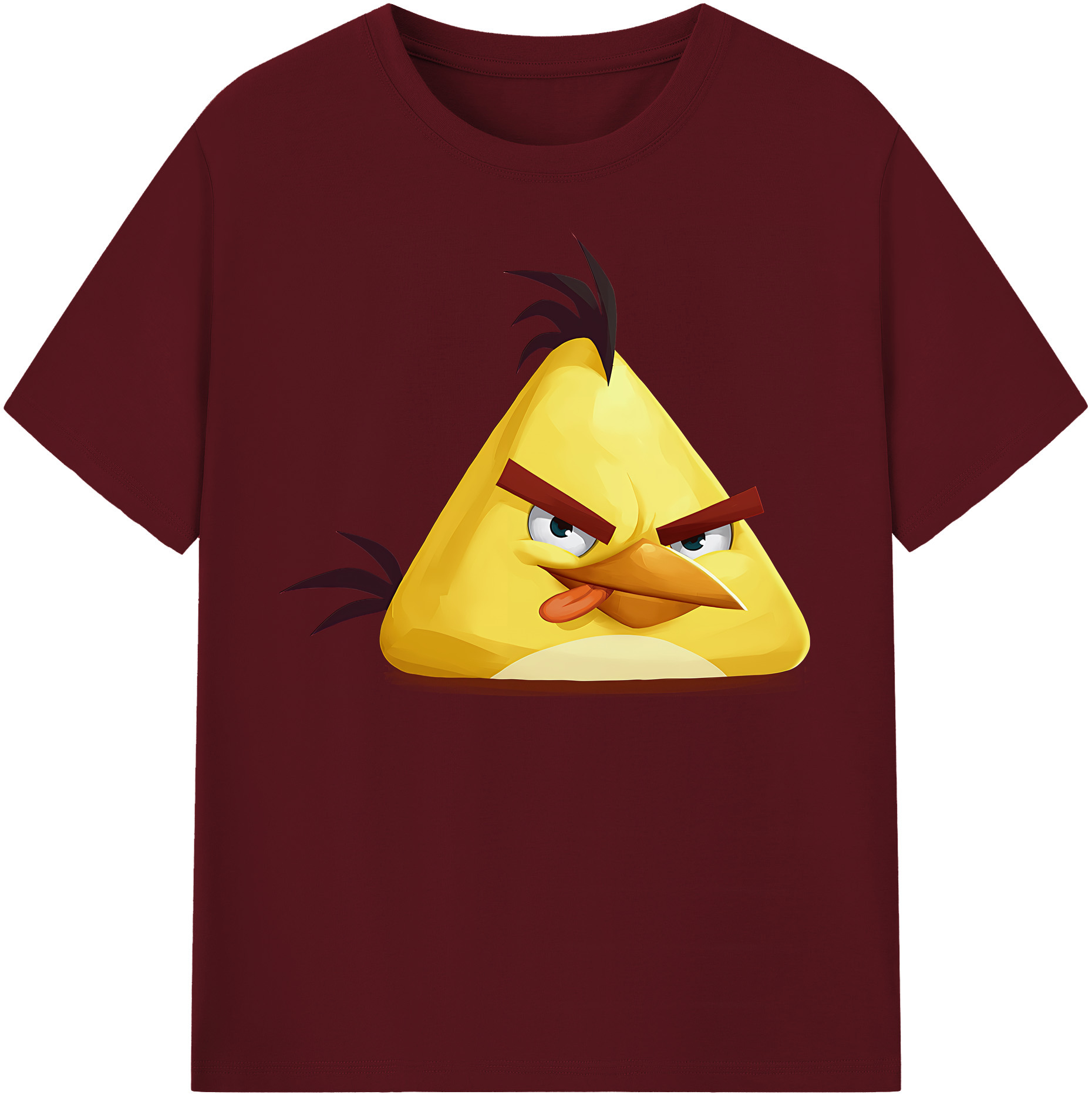 （画像用） Angry Birds アングリーバード 綿100％半袖Tシャツ（フロントプリント）